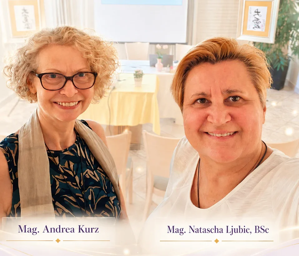 Mag. Andrea Kurz und Mag. Natascha Ljubic, BSc, im Seminarraum